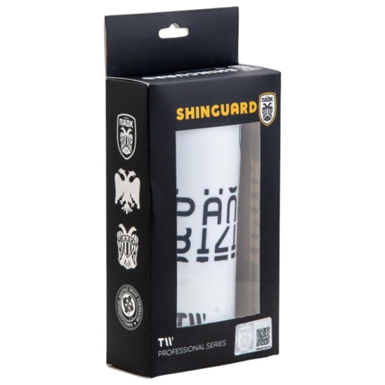 TW Παιδικές επικαλαμίδες ποδοσφαίρου PAOK Shin Guards with Sleeves